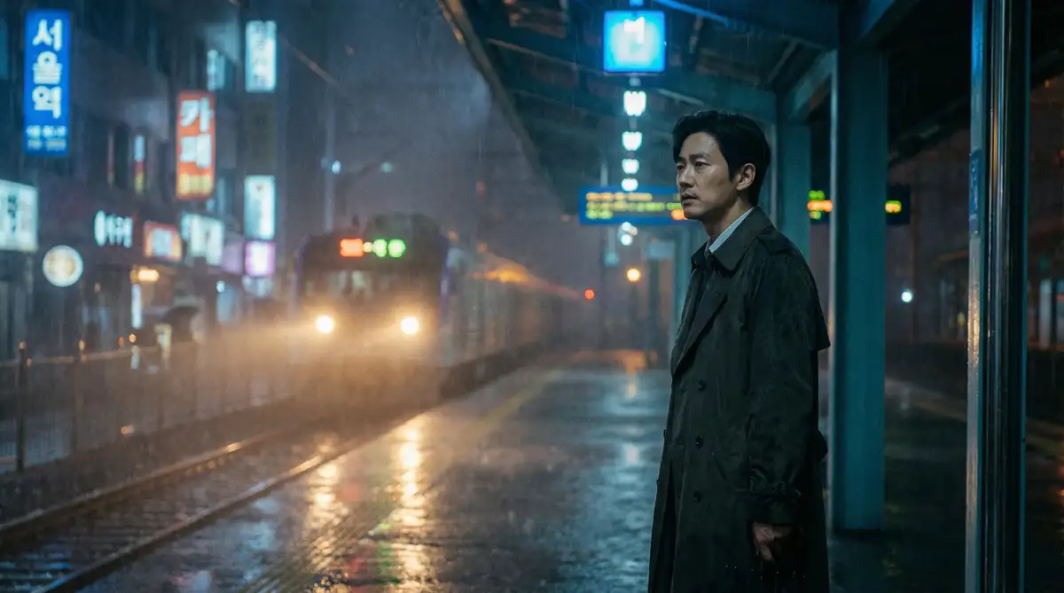 韩国伦理电影经典场景 - 雨夜车站，里番动漫 馆藏影像